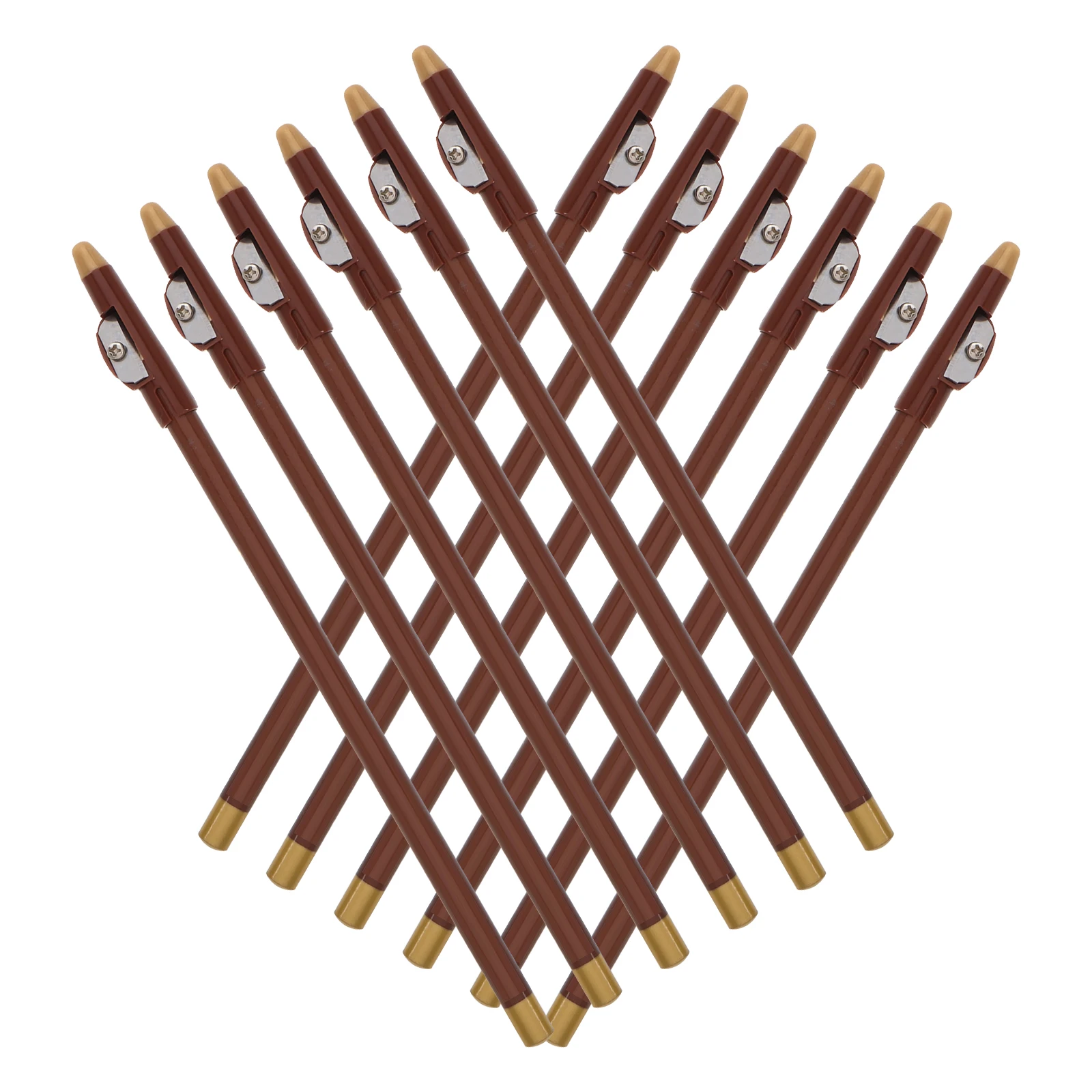 12 Pcs Eyebrow Pencil Eyeliner for Women with Sharpener Makeup Wooden Waterproof Brush
12 Pcs Eyebrow Pencil Eyeliner for Women with Sharpener Makeup Wooden Waterproof Brush