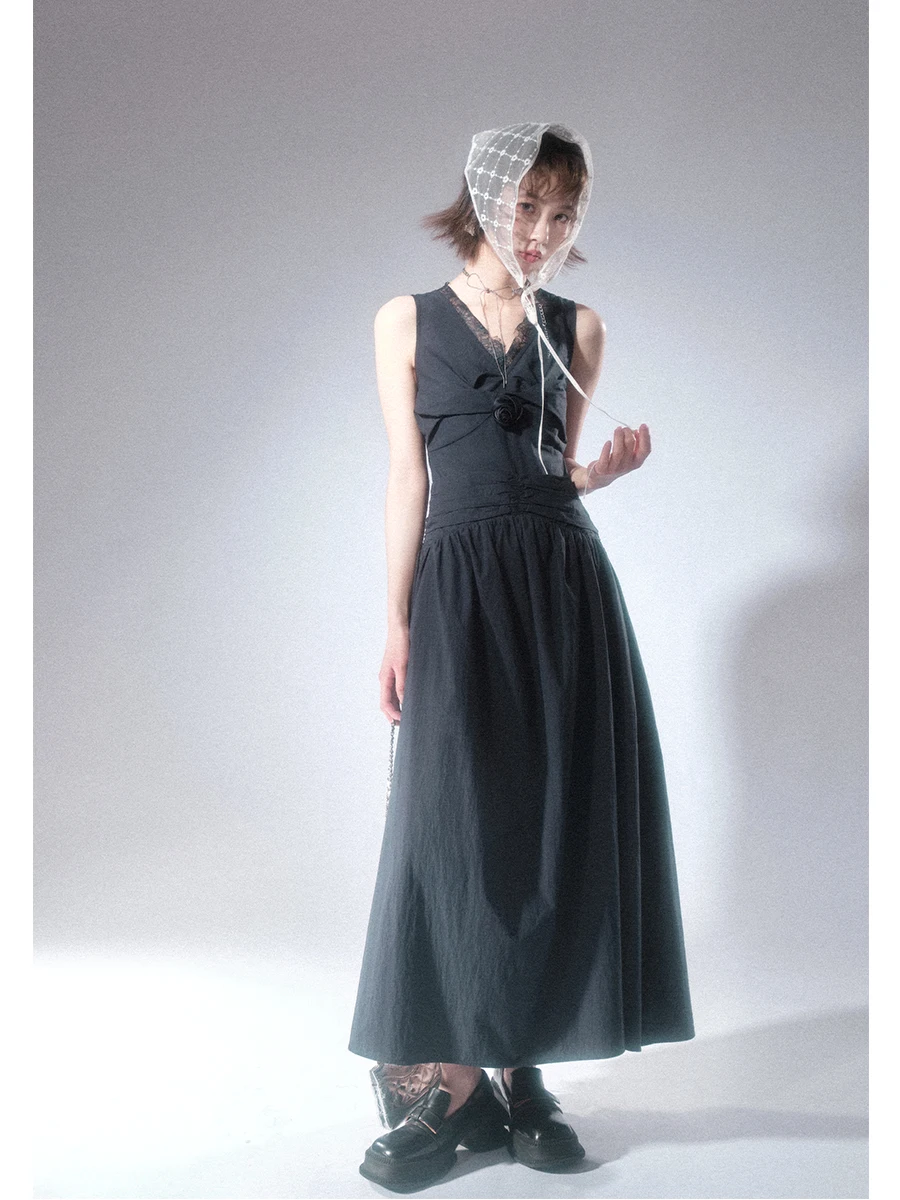 Женское хлопковое платье Liparpa Spring V-ne с длинными кружевными вставками и юбкой макси с высокой талией
Женское хлопковое платье Liparpa Spring V-ne с длинными кружевными вставками и юбкой макси с высокой талией