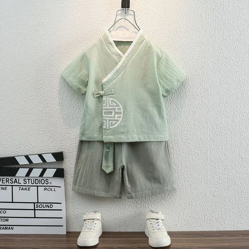 Chinese Style Boys Tang Suit Top Shorts Suit Summer Cotton Linen Thin Children's Hanfu Shaolin Uniform Chinese Shopping Online
Chinese Style Boys Tang Suit Top Shorts Suit Summer Cotton Linen Thin Children's Hanfu Shaolin Uniform Chinese Shopping Online