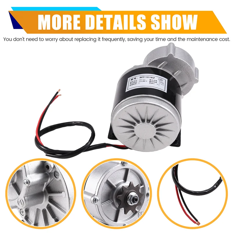 AUTO MY1016Z 12V 250W Gear Reduction Electric Motor With 9 Tooth Sprocket Brushed 9 Tooth Sprocket Brushed DC Motors
AUTO MY1016Z 12V 250W Gear Reduction Electric Motor With 9 Tooth Sprocket Brushed 9 Tooth Sprocket Brushed DC Motors