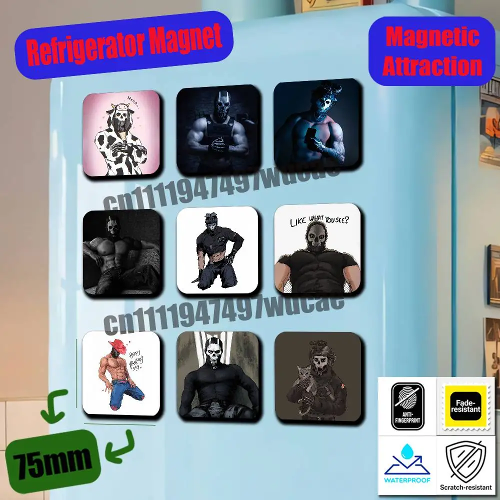 For Game Simon Riley C-COD Refrigerator Magnets Metal Cabinet Custom Fridge Freezer Magnetic Cards Cover
For Game Simon Riley C-COD Refrigerator Magnets Metal Cabinet Custom Fridge Freezer Magnetic Cards Cover