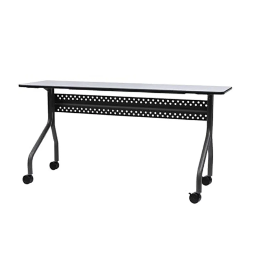 OfficeWorks Mobile Training Table with Wheels, Gray and Charcoal, with Two Locking Wheels, 18" D x 60" L x 29" H
OfficeWorks Mobile Training Table with Wheels, Gray and Charcoal, with Two Locking Wheels, 18" D x 60" L x 29" H