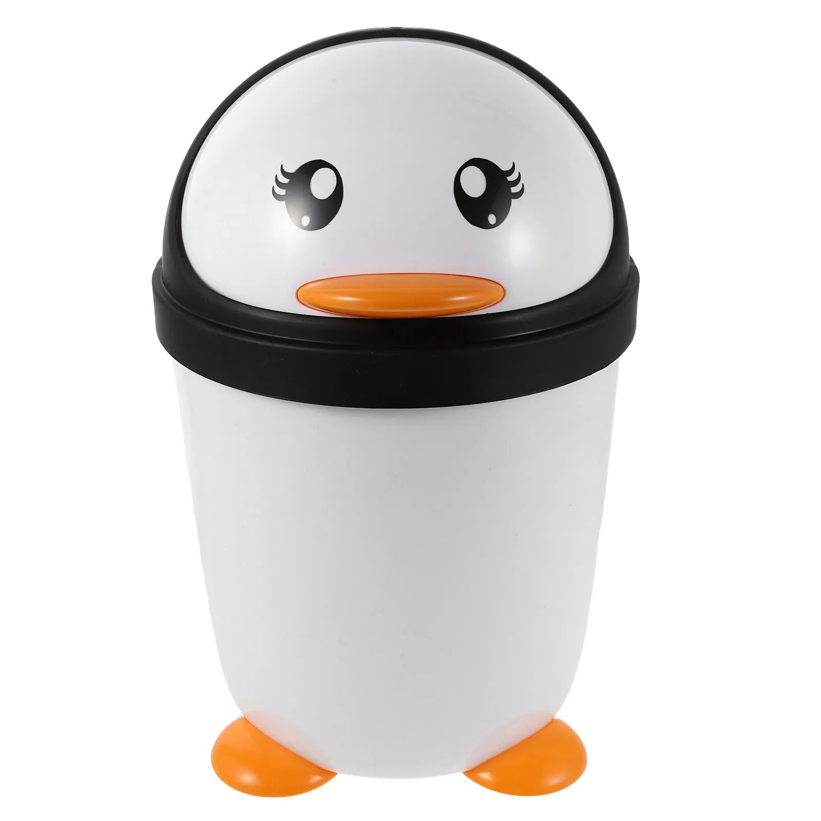 Мусорное ведро с откидной крышкой в виде пингвина, милое мультяшное пластиковое настольное ведро для мусора для детской комнаты, спальни, дома, офиса, органайзер для мелочей, контроль запаха
Мусорное ведро с откидной крышкой в виде пингвина, милое мультяшное пластиковое настольное ведро для мусора для детской комнаты, спальни, дома, офиса, органайзер для мелочей, контроль запаха