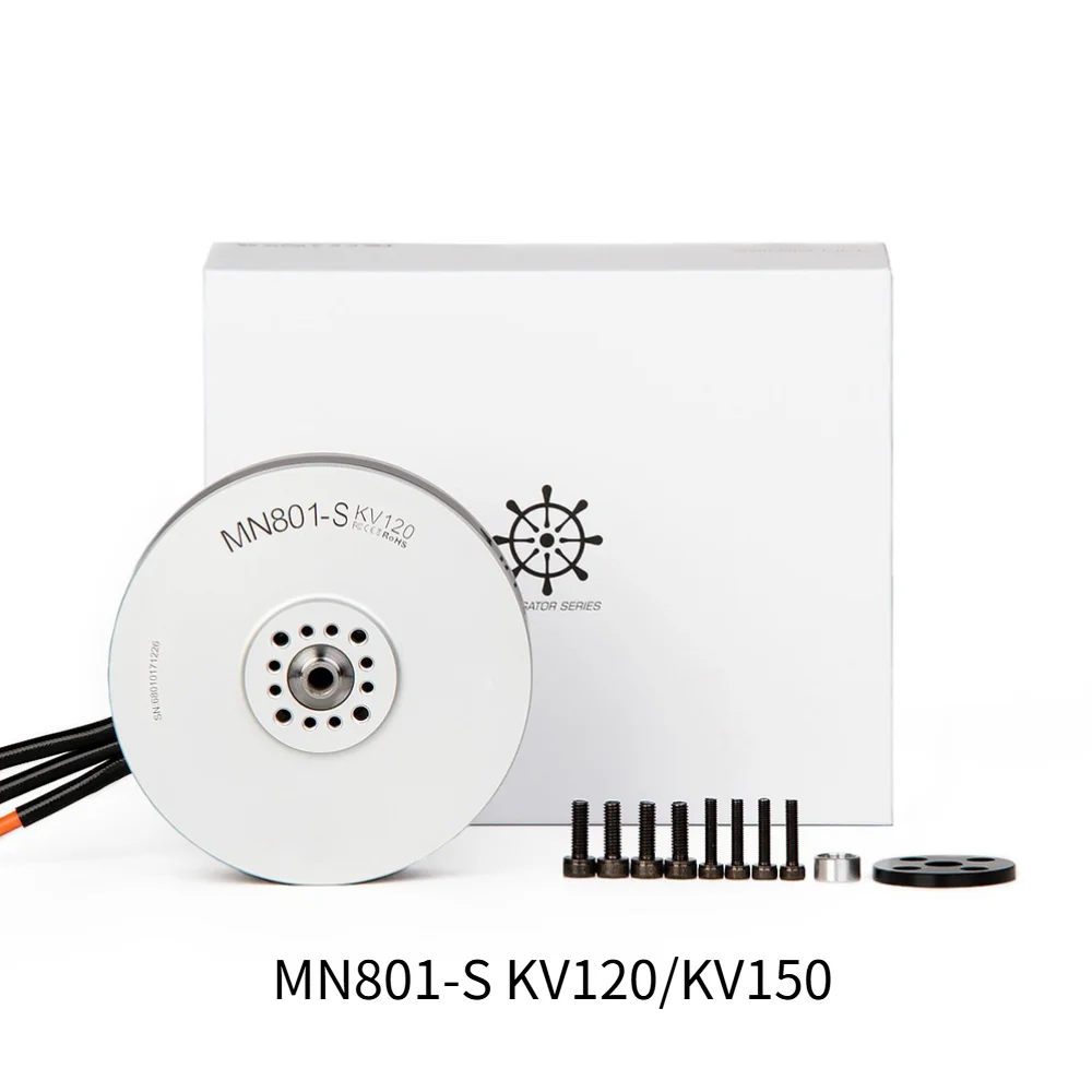 T-MOTOR Navigator Series MN801-S KV120 KV150 Бесщеточный двигатель для тяжелых нагрузок Мультикоптер Дрон Квадрокоптер RC Дрон VTOL
T-MOTOR Navigator Series MN801-S KV120 KV150 Бесщеточный двигатель для тяжелых нагрузок Мультикоптер Дрон Квадрокоптер RC Дрон VTOL