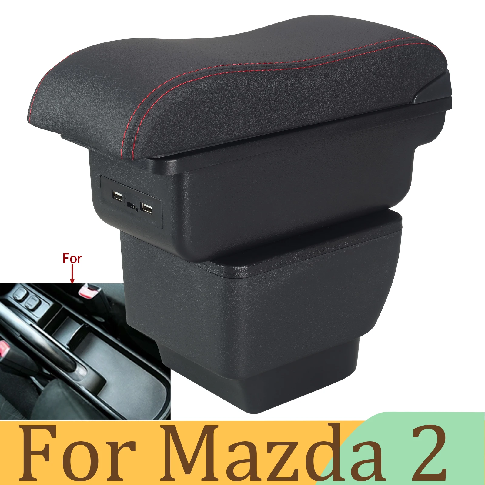 For MAZDA 2 Armrest for MAZDA 2 Demio Car Armrest Box Retrofit Parts Storage Box Car Accessories Interior Parts Details
For MAZDA 2 Armrest for MAZDA 2 Demio Car Armrest Box Retrofit Parts Storage Box Car Accessories Interior Parts Details