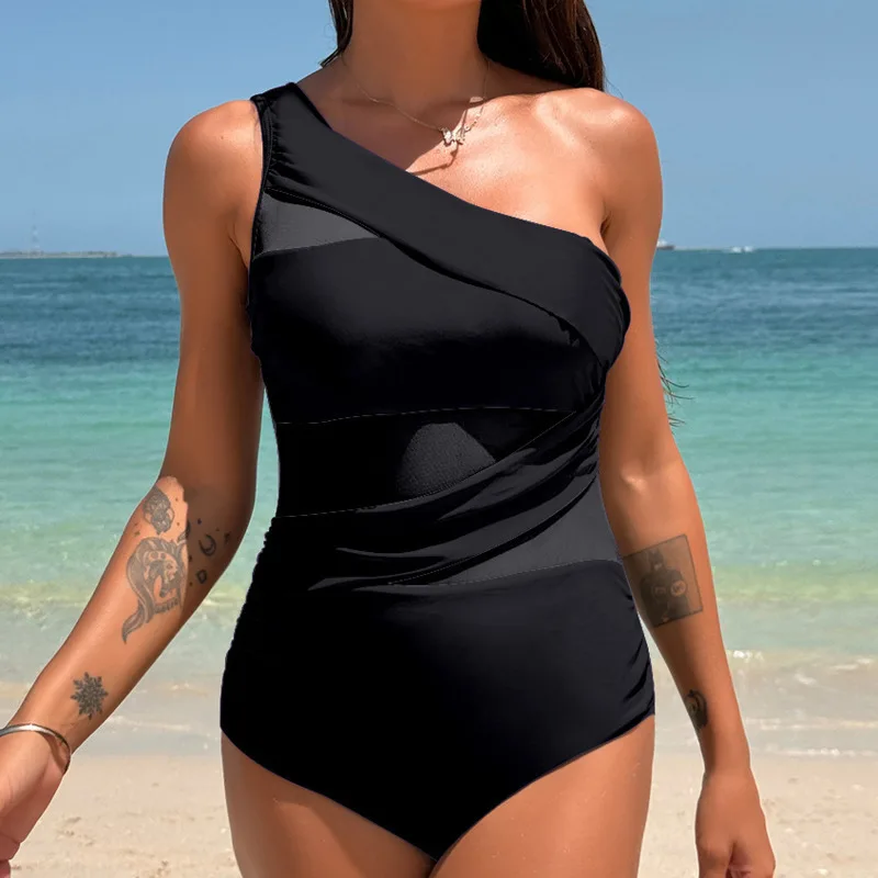 Sexy Black One-Piece Large Swimsuits Closed Plus Size Swimwear 2025 Body Bathing Suits Female Pool Beach Women's Swimming Suit
Sexy Black One-Piece Large Swimsuits Closed Plus Size Swimwear 2025 Body Bathing Suits Female Pool Beach Women's Swimming Suit