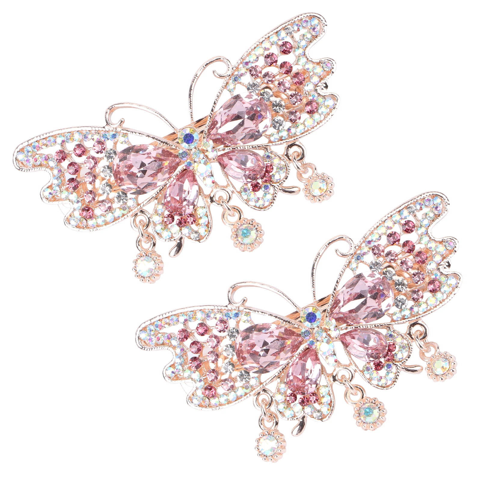 2pcs Ponytail Holders Crystal Barrettes Hair Clips Automatic Woman Bow Pink Rhinestone Stylish Fashion Accessories Hairpins
2pcs Ponytail Holders Crystal Barrettes Hair Clips Automatic Woman Bow Pink Rhinestone Stylish Fashion Accessories Hairpins