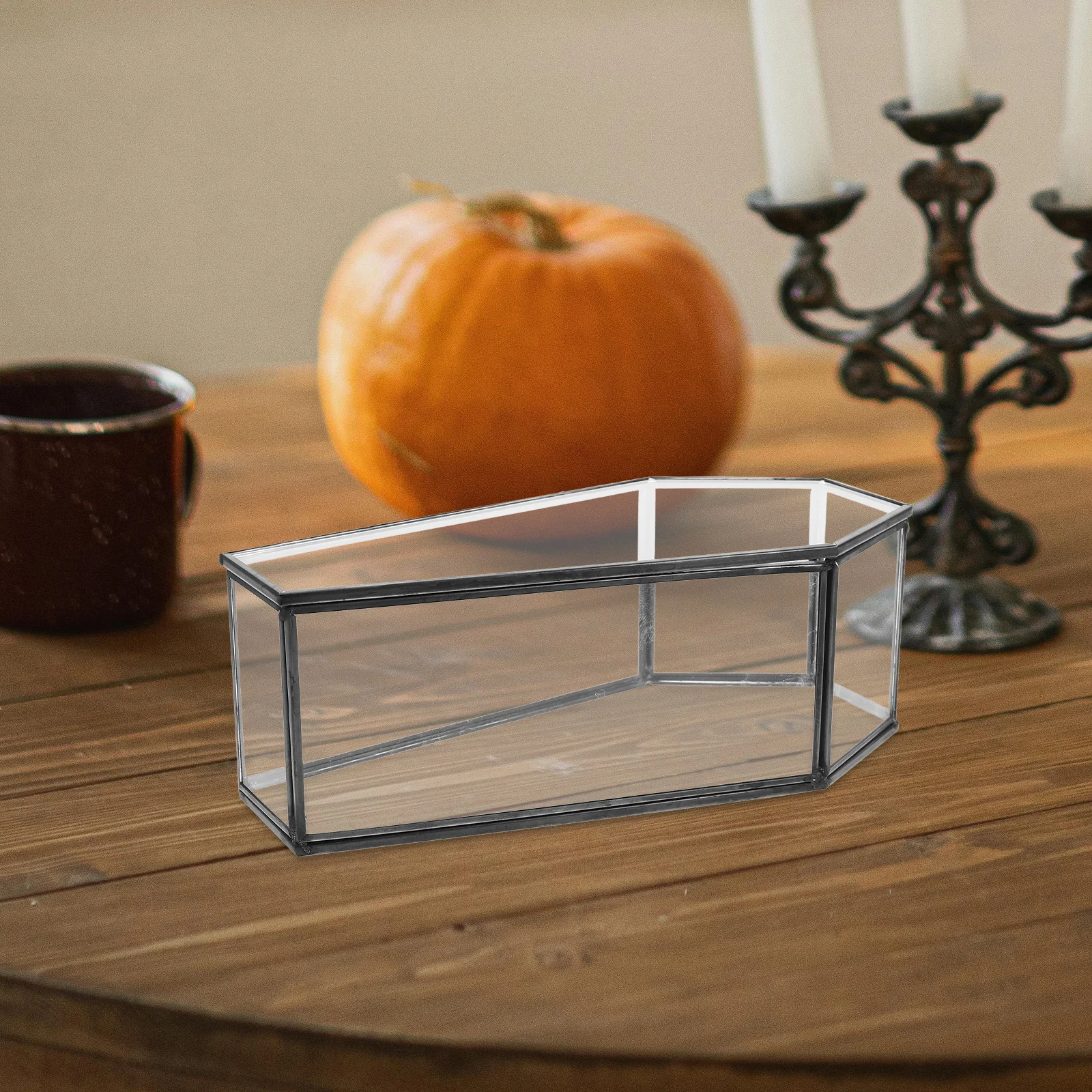 Черный стеклянный мини-коробка для хранения гроба, декоративная витрина, поднос для конфет на Хэллоуин, уникальная шкатулка для драгоценностей, подарочная упаковка
Черный стеклянный мини-коробка для хранения гроба, декоративная витрина, поднос для конфет на Хэллоуин, уникальная шкатулка для драгоценностей, подарочная упаковка