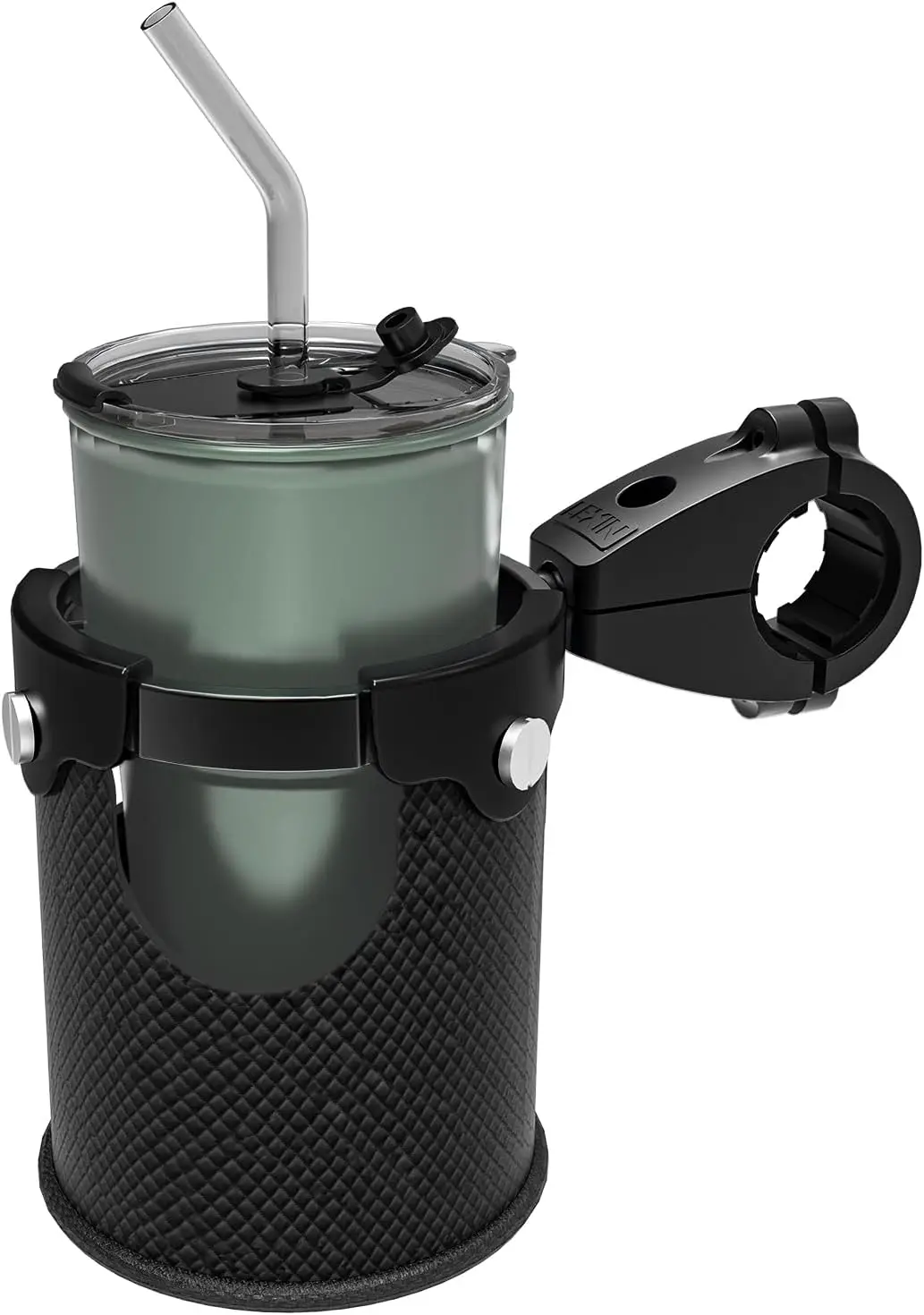 Motorcycle Cup Holder with 360° Swivel Ball Mount, Heavy-Duty Aluminum Drink Holder for 7/8"-1 1/4" Handlebars, Passenger
Motorcycle Cup Holder with 360° Swivel Ball Mount, Heavy-Duty Aluminum Drink Holder for 7/8"-1 1/4" Handlebars, Passenger