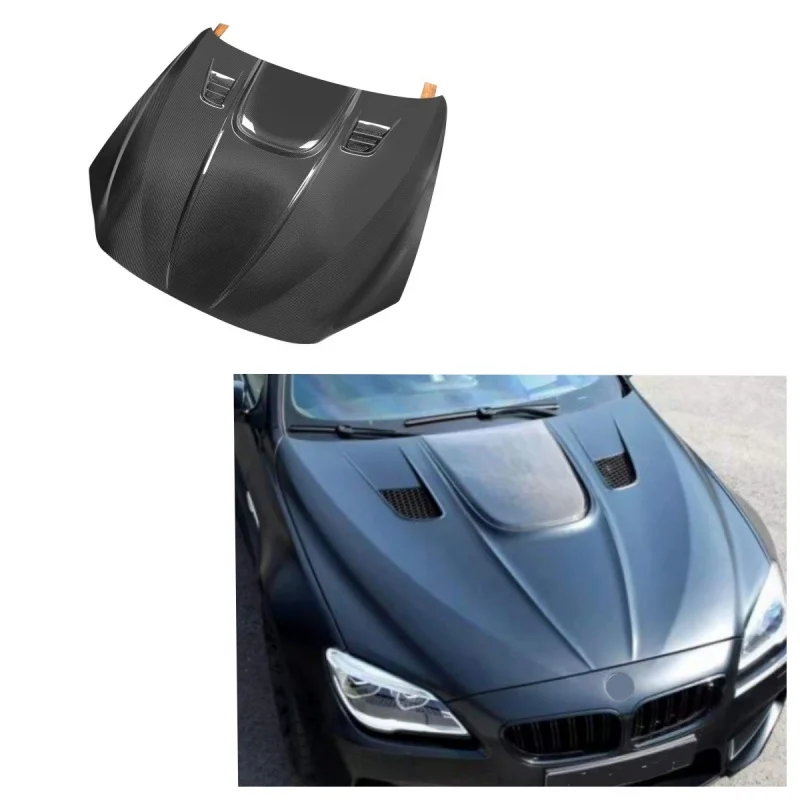 for BMW 6 Series F06 F12 F13 / M6 2012-2017 Car Front Bonnet Hood High Quality Carbon Fiber G-P Style Front Hood Cover
for BMW 6 Series F06 F12 F13 / M6 2012-2017 Car Front Bonnet Hood High Quality Carbon Fiber G-P Style Front Hood Cover