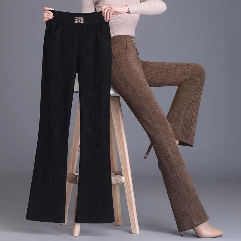 Korean Pant Fashion Vintage Suit Elegant Flare s High Waist Solid Color Women Casual Female Trousers 2024 T22
Korean Pant Fashion Vintage Suit Elegant Flare s High Waist Solid Color Women Casual Female Trousers 2024 T22