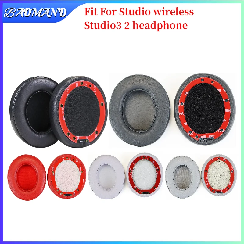 Ear Pads for Studio wireless Studio3 2 Headphones replacement headband cushion Earpads headset Gamer Leather case
Ear Pads for Studio wireless Studio3 2 Headphones replacement headband cushion Earpads headset Gamer Leather case