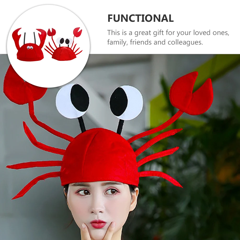 2pcs Animal Hats Funny Crab Lobster Party Hats Toys Reusable Halloween Stage Beach Novelty Costume Accessories
2pcs Animal Hats Funny Crab Lobster Party Hats Toys Reusable Halloween Stage Beach Novelty Costume Accessories