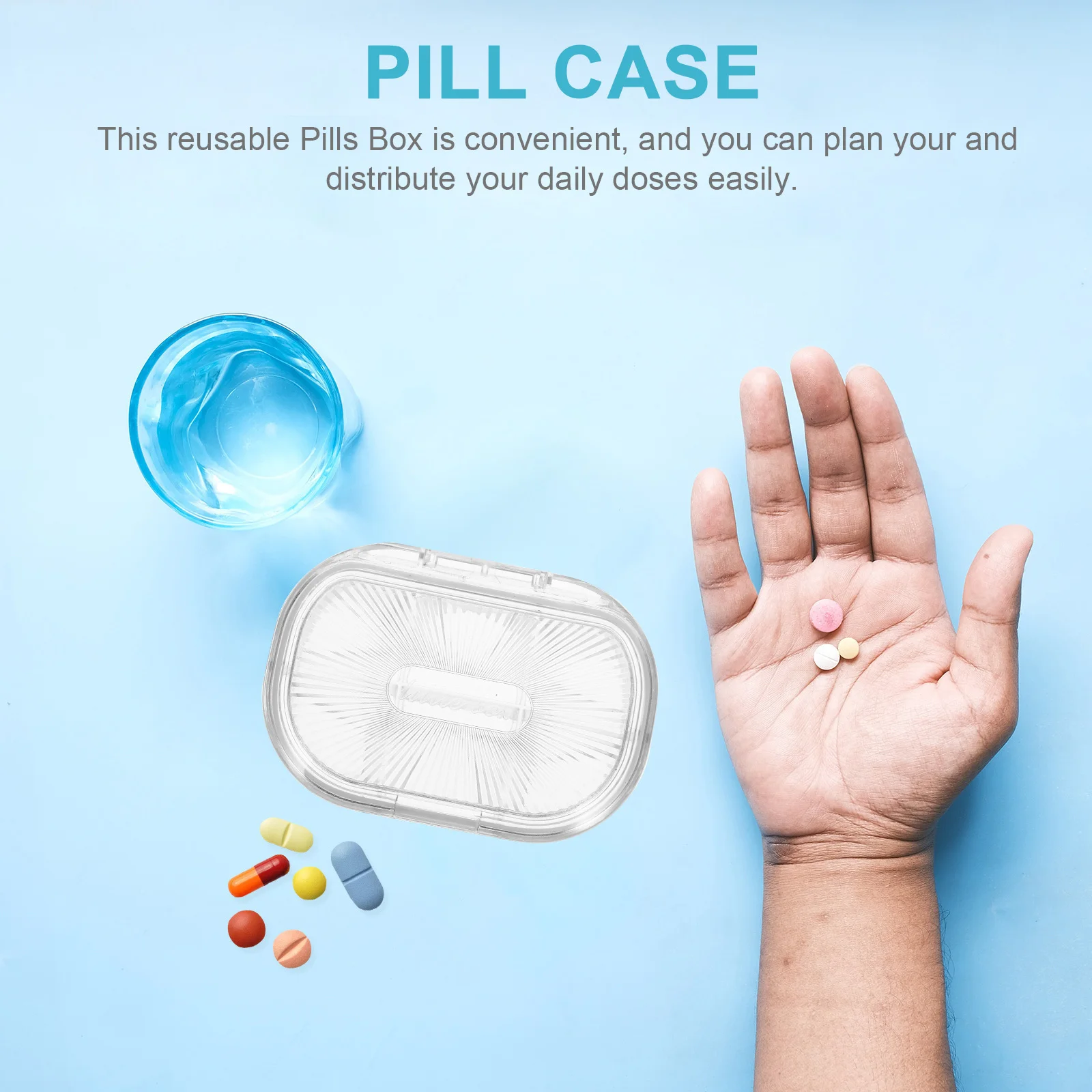 Small Medicine Pill Case Portable Transparent Organizer Travel Daily Dispenser Multi-Compartment Holder Reusable Pill Storage
Small Medicine Pill Case Portable Transparent Organizer Travel Daily Dispenser Multi-Compartment Holder Reusable Pill Storage