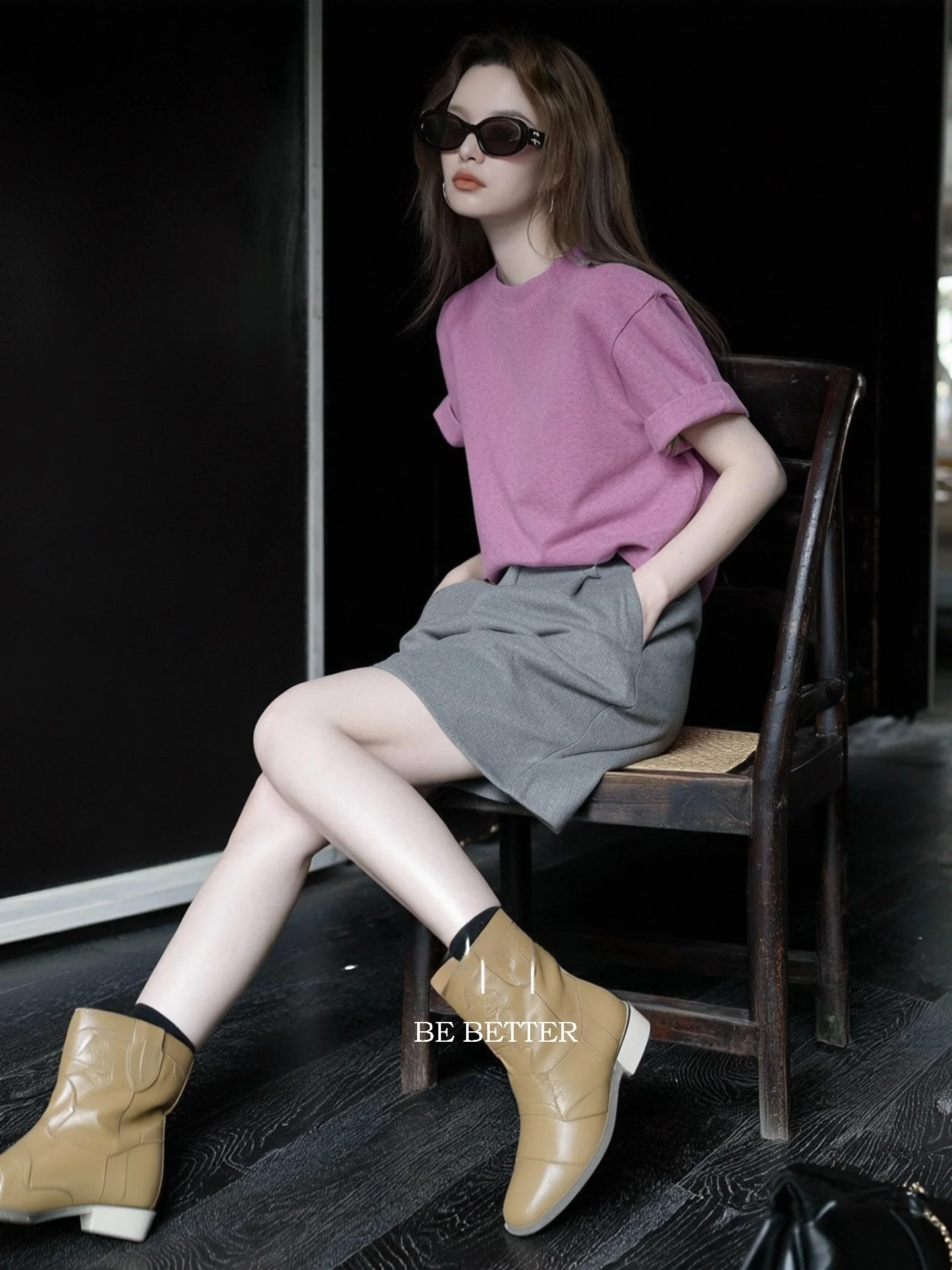 Raspberry Pink Versatile Commute Style Women's T-shirt Huaappuw Spring Summer New Arrival Standard Fit Short Sleeve Print
Raspberry Pink Versatile Commute Style Women's T-shirt Huaappuw Spring Summer New Arrival Standard Fit Short Sleeve Print