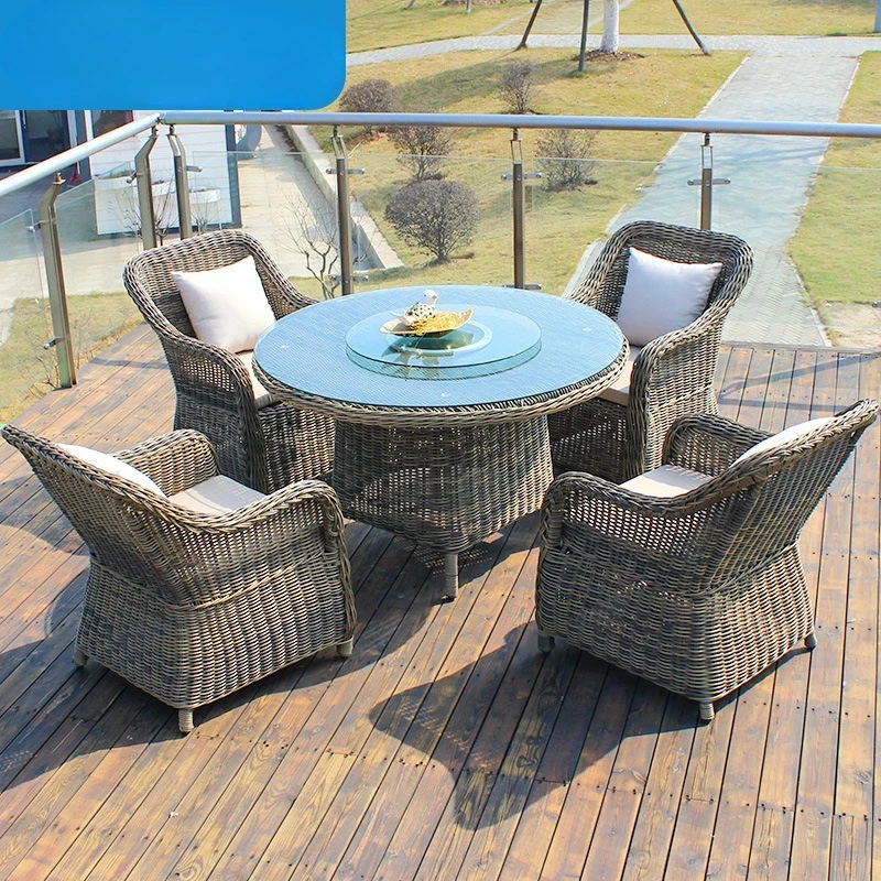 Outdoor rattan tables and chairs courtyard garden balcony leisure rattan tables and chairs five-piece outdoor villa open-air rat
Outdoor rattan tables and chairs courtyard garden balcony leisure rattan tables and chairs five-piece outdoor villa open-air rat