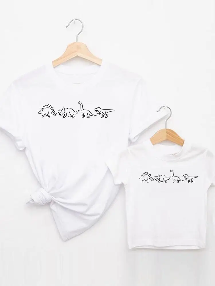 Tee Family Matching Outfits Dinosaur Funny Cute Women Casual Kid Child Summer Mom Mama Mother Tshirt T-shirt Clothes Clothing
Tee Family Matching Outfits Dinosaur Funny Cute Women Casual Kid Child Summer Mom Mama Mother Tshirt T-shirt Clothes Clothing