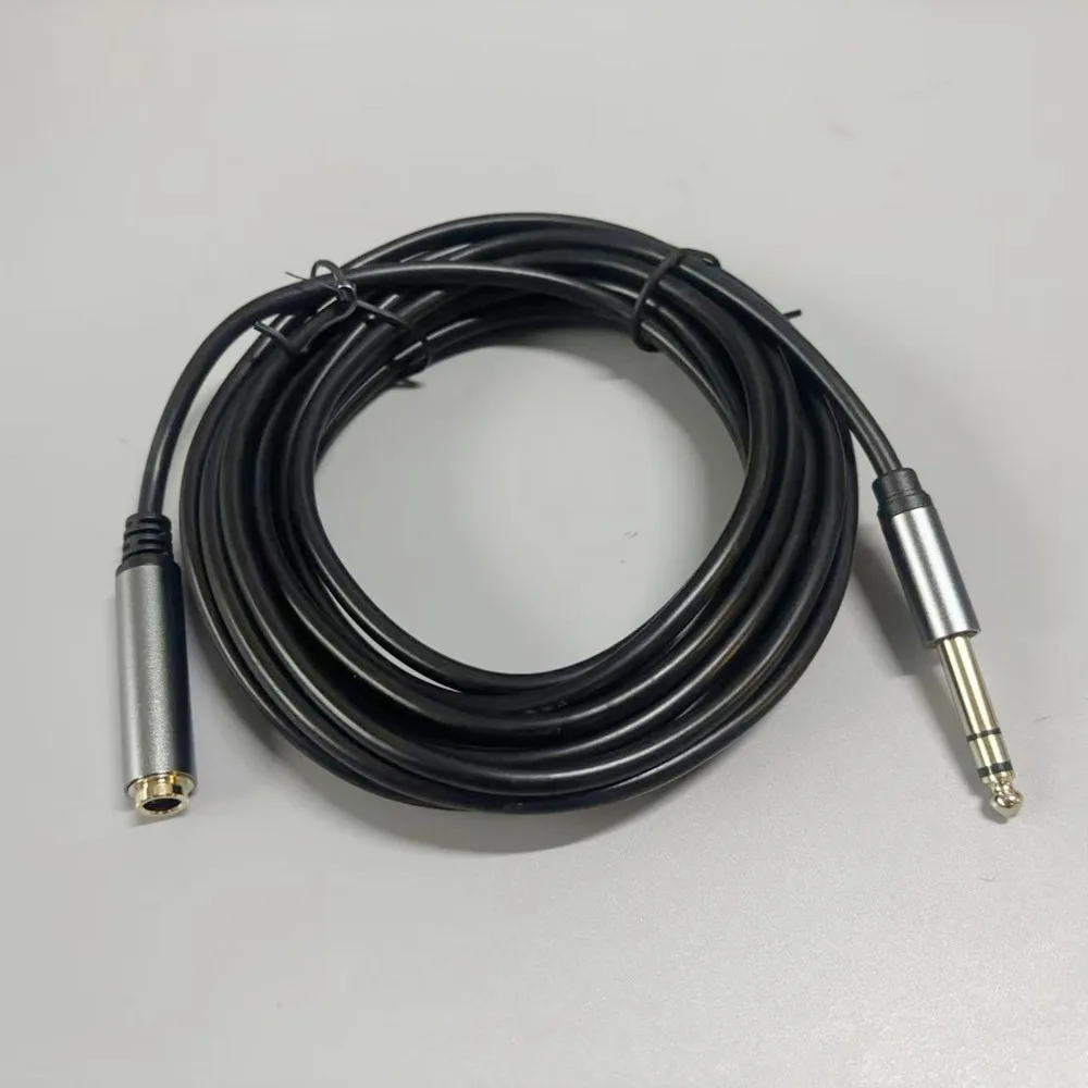 6.35mm Stereo Audio Extension Cable Male to Female 1/4 Inch TRS Instrument Cord Balanced Stereo Audio Cable 1M/3M/5M
6.35mm Stereo Audio Extension Cable Male to Female 1/4 Inch TRS Instrument Cord Balanced Stereo Audio Cable 1M/3M/5M
