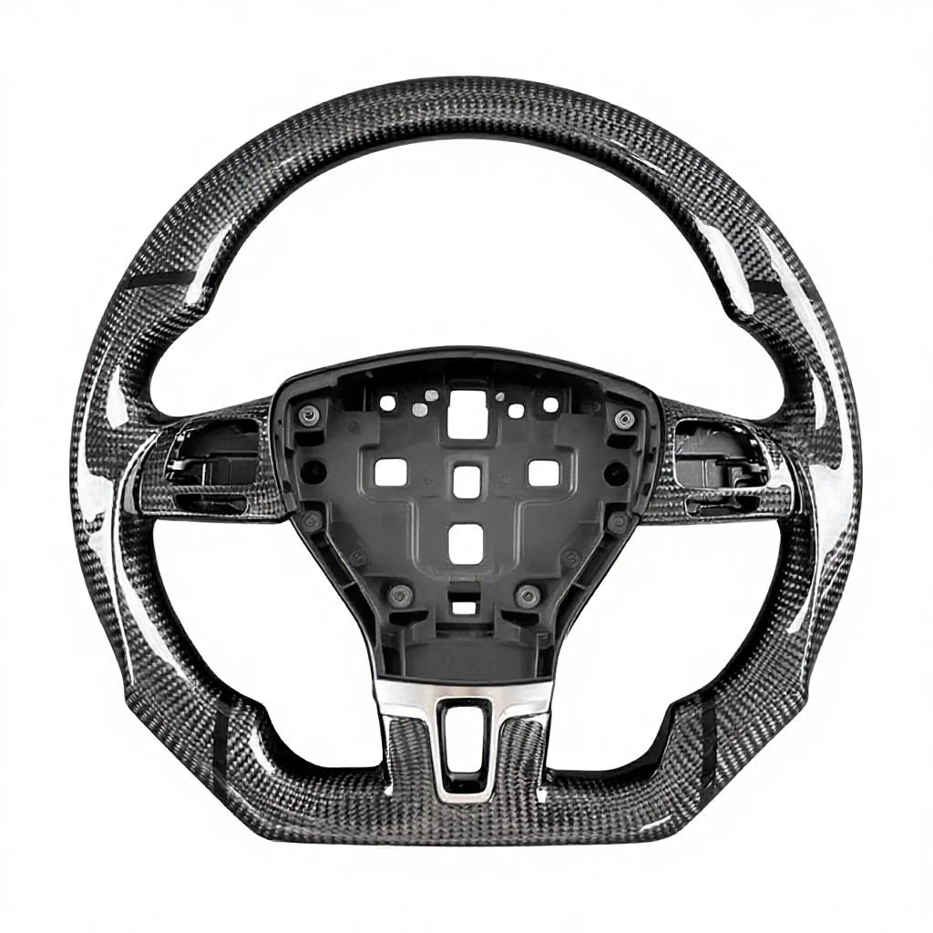 All Carbon Fiber & Leather No.3 Sports Car Steering Wheel Flat Bottomed Modification for Volkswagen CC Magotan Tiguan Passat Fit
All Carbon Fiber & Leather No.3 Sports Car Steering Wheel Flat Bottomed Modification for Volkswagen CC Magotan Tiguan Passat Fit