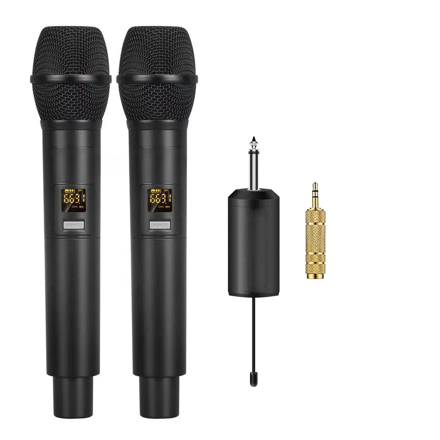 Small Rechargeable Microphone UHF Professional Wireless Microphone System for Singing
Small Rechargeable Microphone UHF Professional Wireless Microphone System for Singing