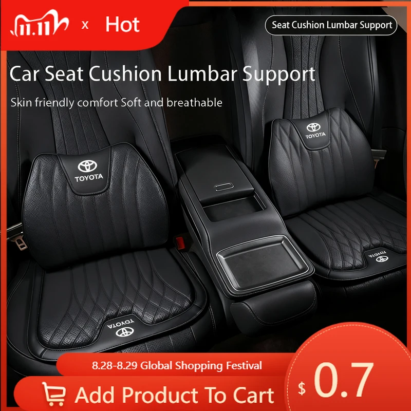 Fot Toyota 2026, новая подушка для автомобильного сиденья, хлопковая поясничная опора с эффектом памяти для Toyota 86 Mirai Supra Prado Alphard Crown Vellfi
Fot Toyota 2026, новая подушка для автомобильного сиденья, хлопковая поясничная опора с эффектом памяти для Toyota 86 Mirai Supra Prado Alphard Crown Vellfi