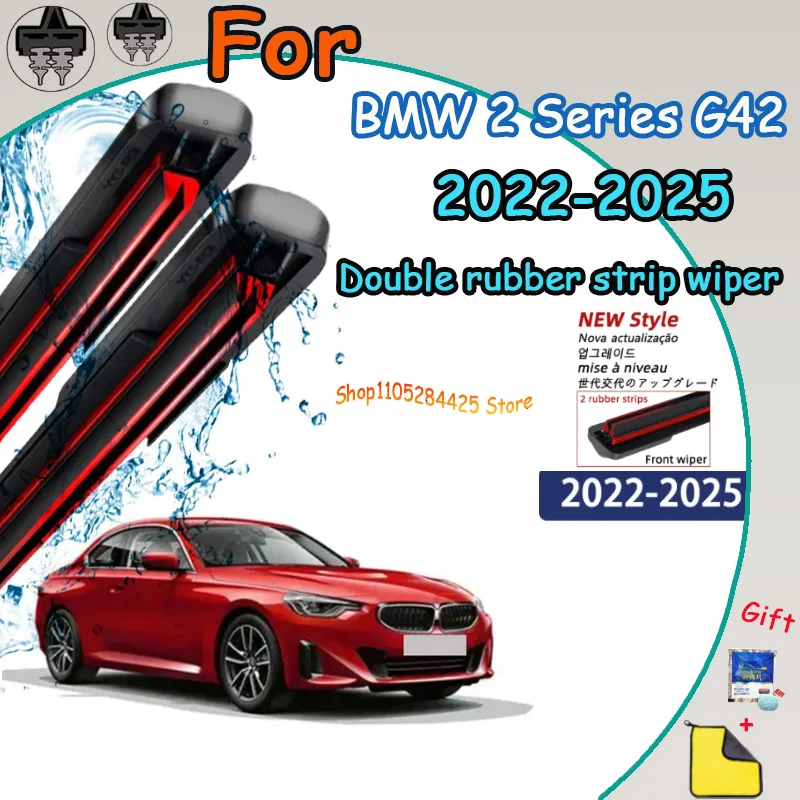 For BMW 2 Series G42 2022-2025 2023 2024 Premium Various Vehicles Silent Durable Front Wiper Blades Car Windscreen Window Parts
For BMW 2 Series G42 2022-2025 2023 2024 Premium Various Vehicles Silent Durable Front Wiper Blades Car Windscreen Window Parts