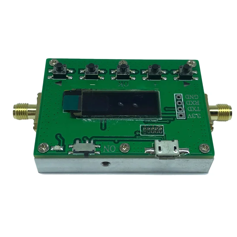 AA19 6G Digital Program-Controlled Attenuator 30DB Step 0.25DB OLED Display CNC Shell
AA19 6G Digital Program-Controlled Attenuator 30DB Step 0.25DB OLED Display CNC Shell