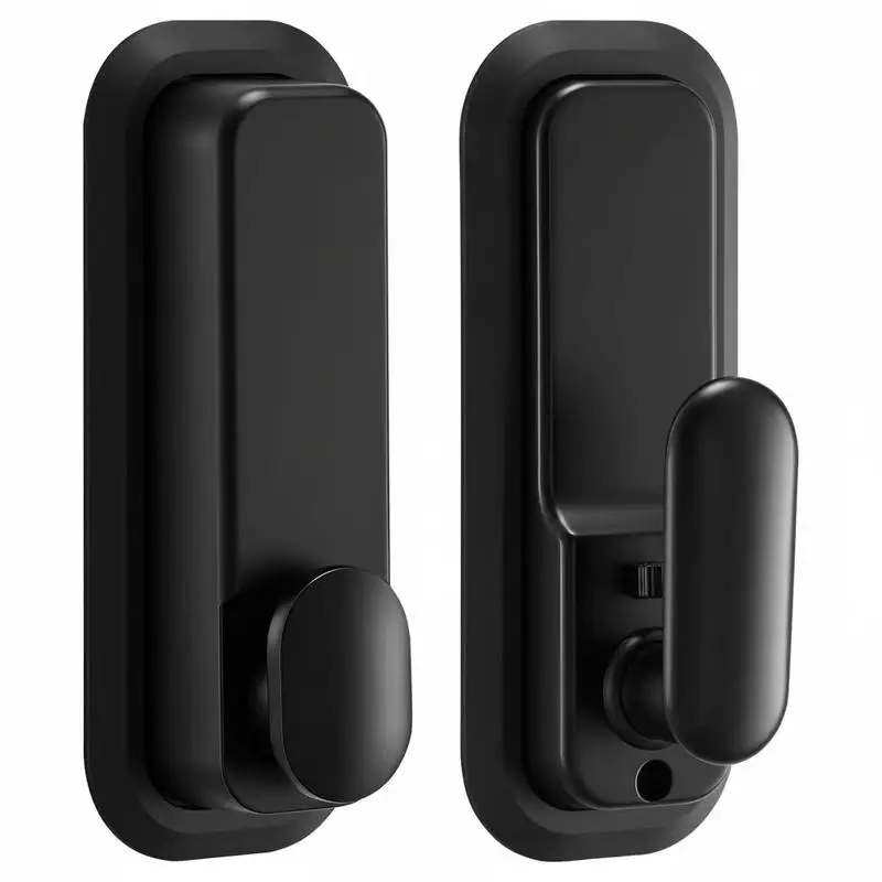 Mechanical Keyless Entry Door Lock, 2.0 Code Upgrade, 4-7 Digits Code, Single-Sided Push Button Combination Mechanical Keypad Door Knob, Auto Locking, for Garden Gates, Indoor or Outdoor, Black
Mechanical Keyless Entry Door Lock, 2.0 Code Upgrade, 4-7 Digits Code, Single-Sided Push Button Combination Mechanical Keypad Door Knob, Auto Locking, for Garden Gates, Indoor or Outdoor, Black