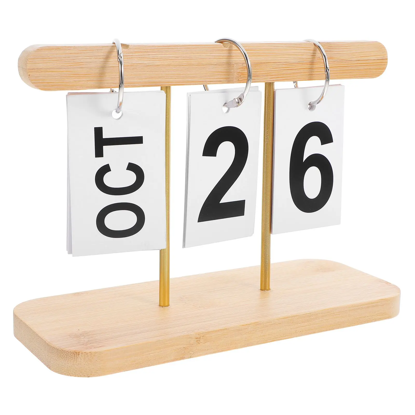 Wooden Flip Calendar Desk Ornament Bamboo Iron Home Decor Material Perpetual Daily Mini Office Cute Metal Desktop
Wooden Flip Calendar Desk Ornament Bamboo Iron Home Decor Material Perpetual Daily Mini Office Cute Metal Desktop
