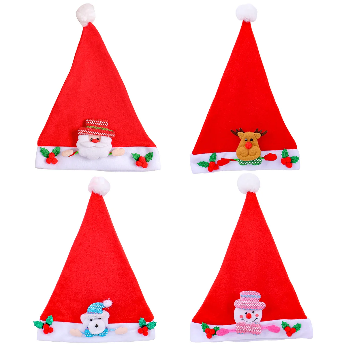 Kids Cute Cartoon Santa Snowman Deer Bear Hat Christmas Party Decorations Holiday Performance Headwear
Kids Cute Cartoon Santa Snowman Deer Bear Hat Christmas Party Decorations Holiday Performance Headwear