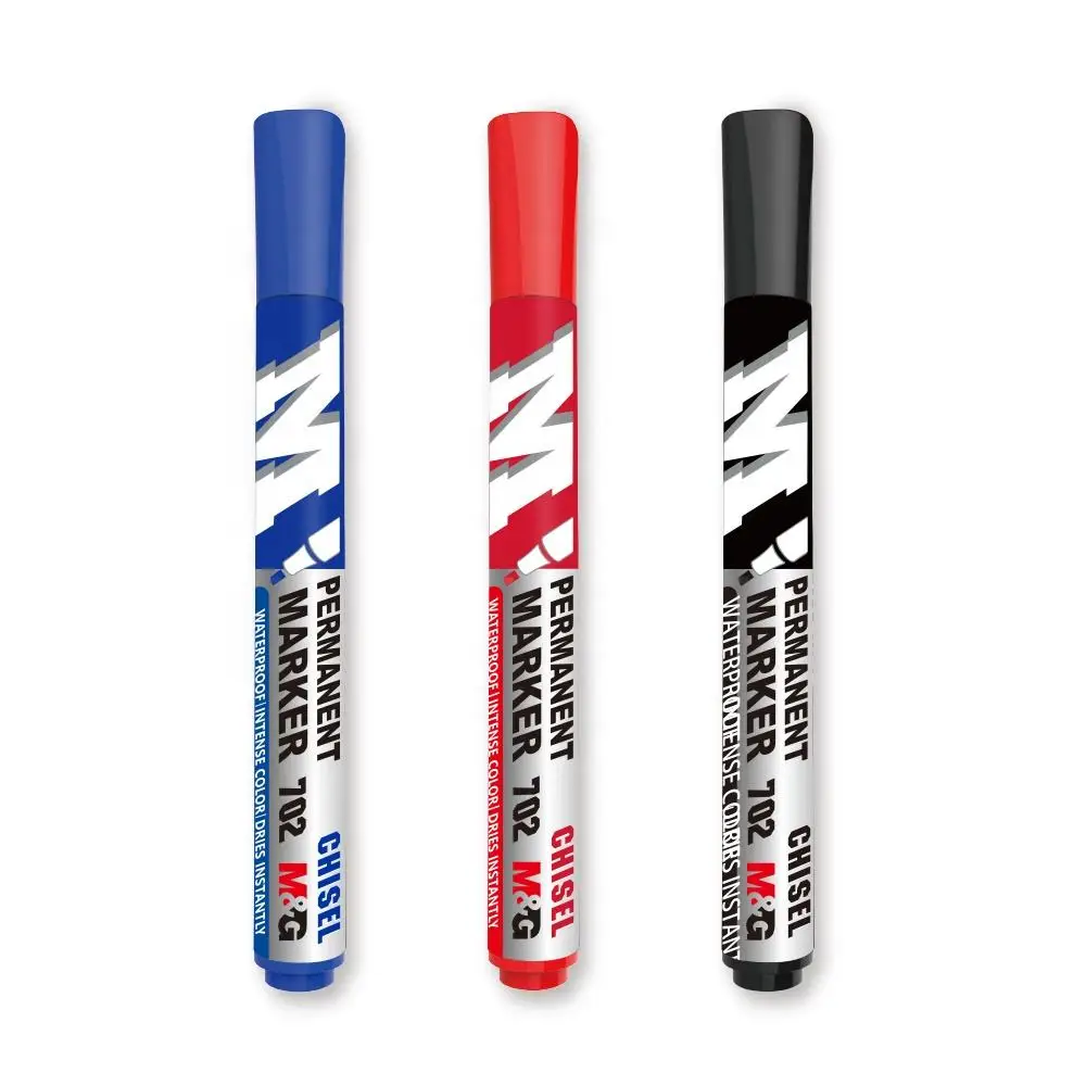 M&G Fast Dry Single Tip Permanent Marker Black Blue Red Ink For Office Stationery Supplies
M&G Fast Dry Single Tip Permanent Marker Black Blue Red Ink For Office Stationery Supplies