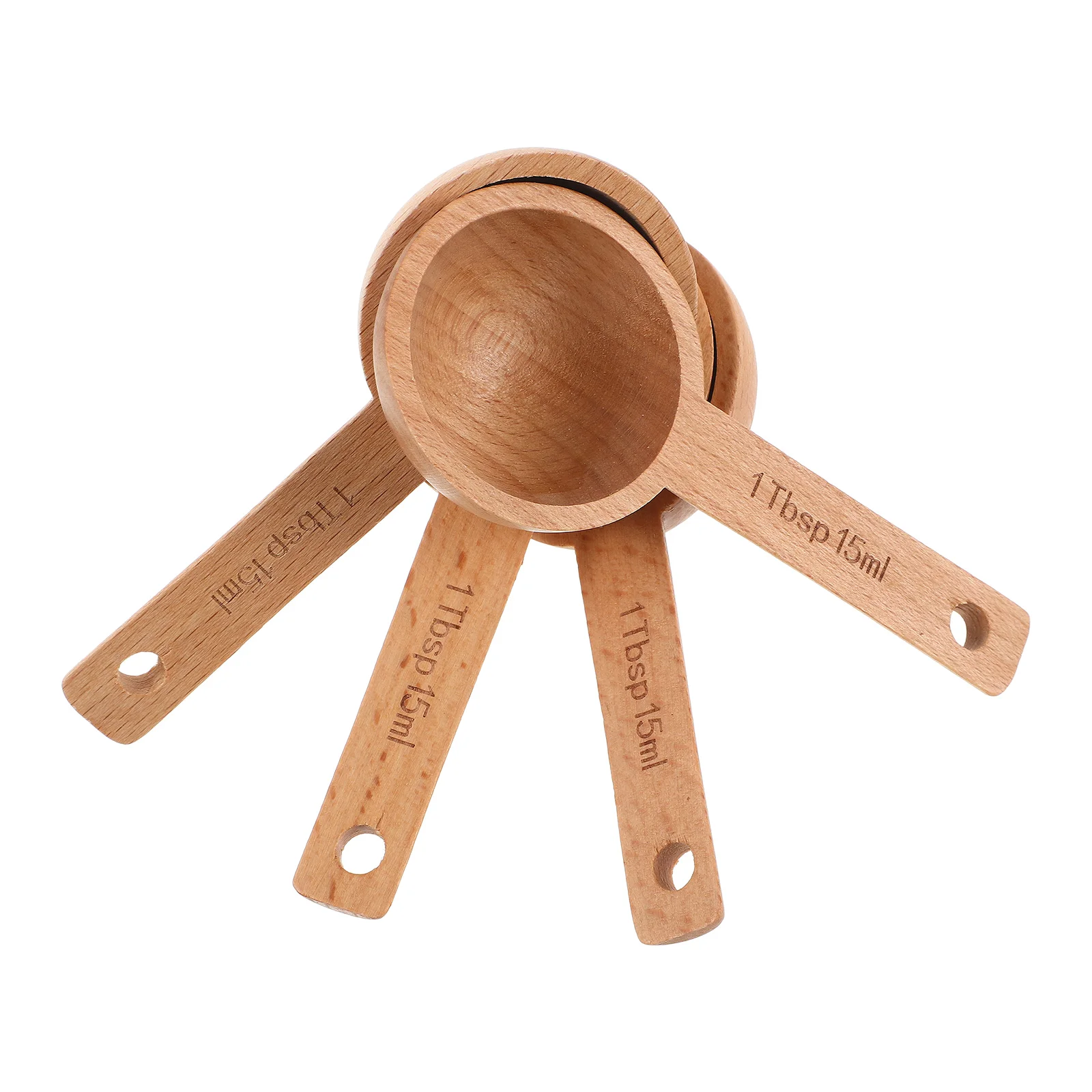 4pcs Wooden Coffee 15ml Measuring Scoop for Coffee Beans Tea Spices Kitchen Storage
4pcs Wooden Coffee 15ml Measuring Scoop for Coffee Beans Tea Spices Kitchen Storage