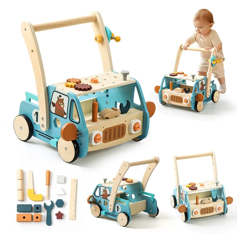 Multifunctional Wooden Screw Tool Cart Baby Anti-Rollover Learning Walker Toy
Multifunctional Wooden Screw Tool Cart Baby Anti-Rollover Learning Walker Toy