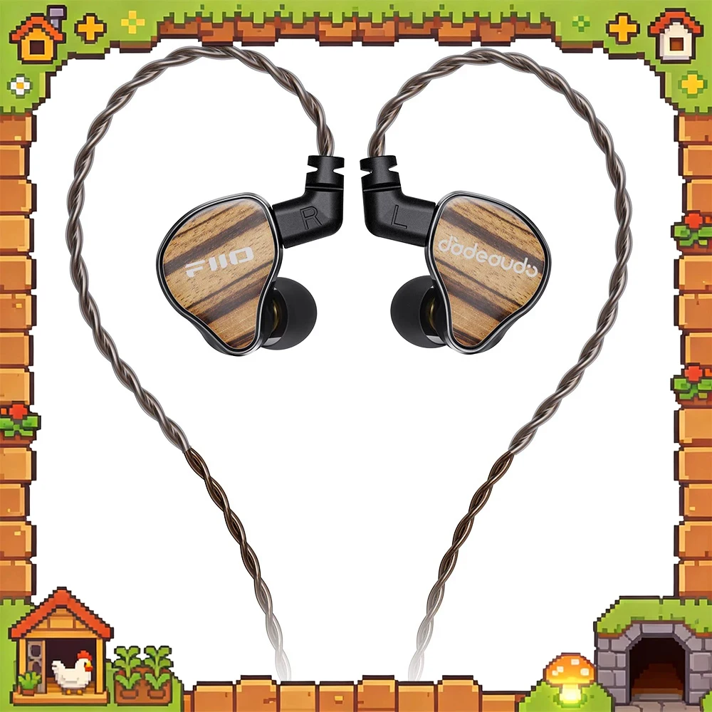 FiiO JH13 In ear headphones earplug Asymmetric internal and external double magnetic circuits One circle two irons three unit
FiiO JH13 In ear headphones earplug Asymmetric internal and external double magnetic circuits One circle two irons three unit