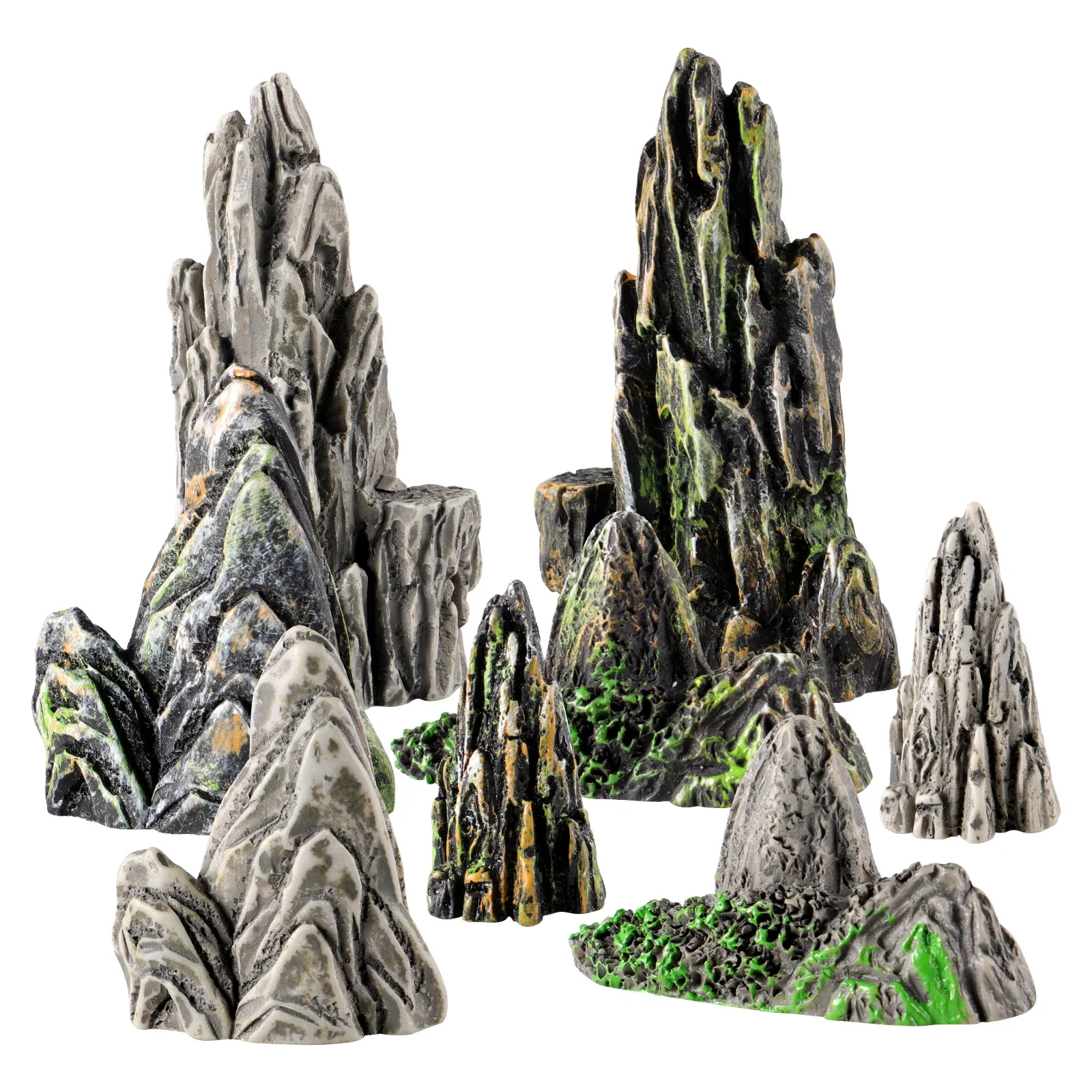 8 Pcs Mini Resin Rockery Decor Simulated Mountain for Zen Desk Sand Table Bonsai Aquarium Garden Landscape
8 Pcs Mini Resin Rockery Decor Simulated Mountain for Zen Desk Sand Table Bonsai Aquarium Garden Landscape