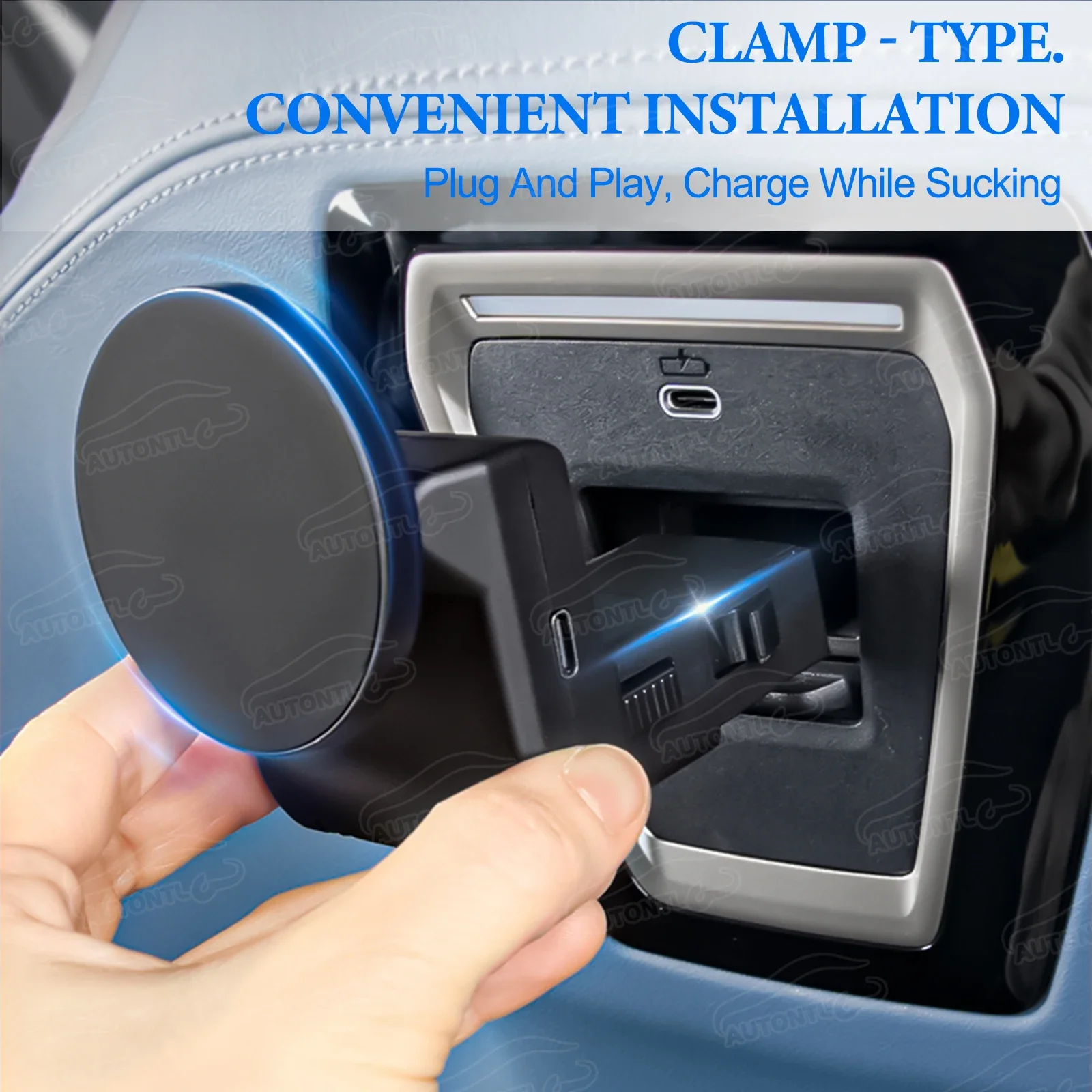 Seat backrest magnetic phone holder wireless charging car interior supplies For BMW 5 Series 530i VIII G60 G61 G68 2023 2024
Seat backrest magnetic phone holder wireless charging car interior supplies For BMW 5 Series 530i VIII G60 G61 G68 2023 2024