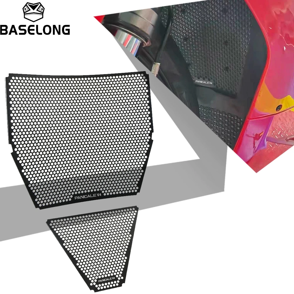 For Ducati Streetfighter V4/S/SP/SP2 Panigale V4 S R SP SP2 Speciale 2020-2024 Motorcycle Radiator Grille Oil Cooler Guard Cover 
For Ducati Streetfighter V4/S/SP/SP2 Panigale V4 S R SP SP2 Speciale 2020-2024 Motorcycle Radiator Grille Oil Cooler Guard Cover