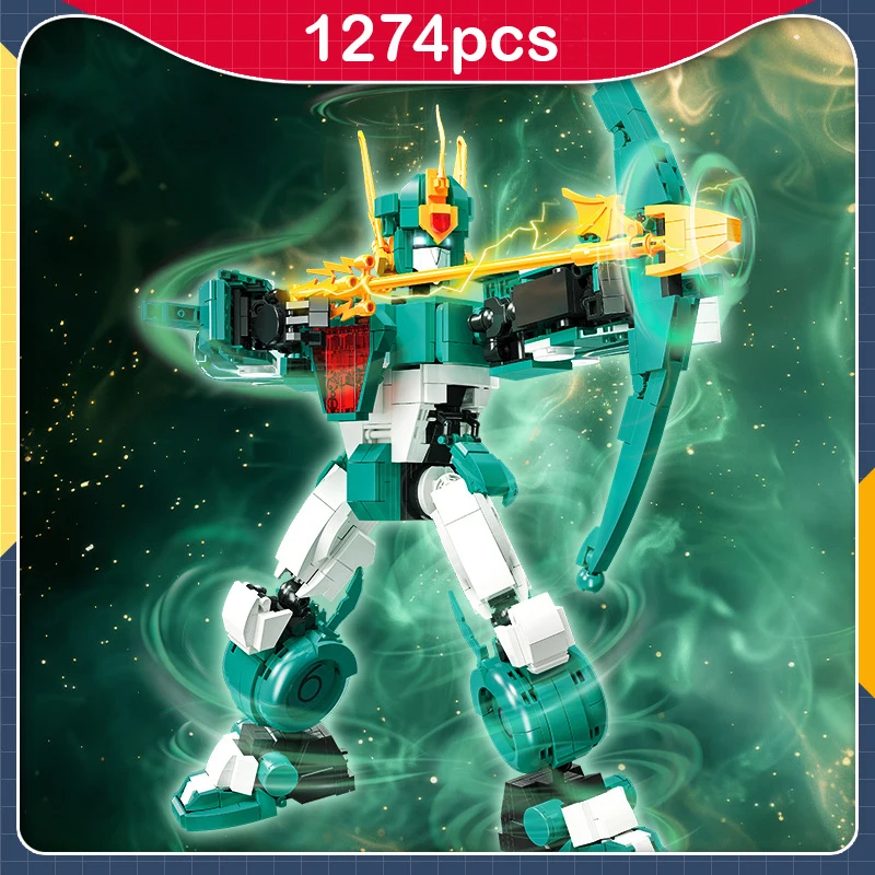 Новый 58210 1274 шт. MOC Creativity Magic King Mecha, строительные блоки, модель робота, кирпичи, сборка игрушек для мальчиков, подарочный набор на день рождения
Новый 58210 1274 шт. MOC Creativity Magic King Mecha, строительные блоки, модель робота, кирпичи, сборка игрушек для мальчиков, подарочный набор на день рождения