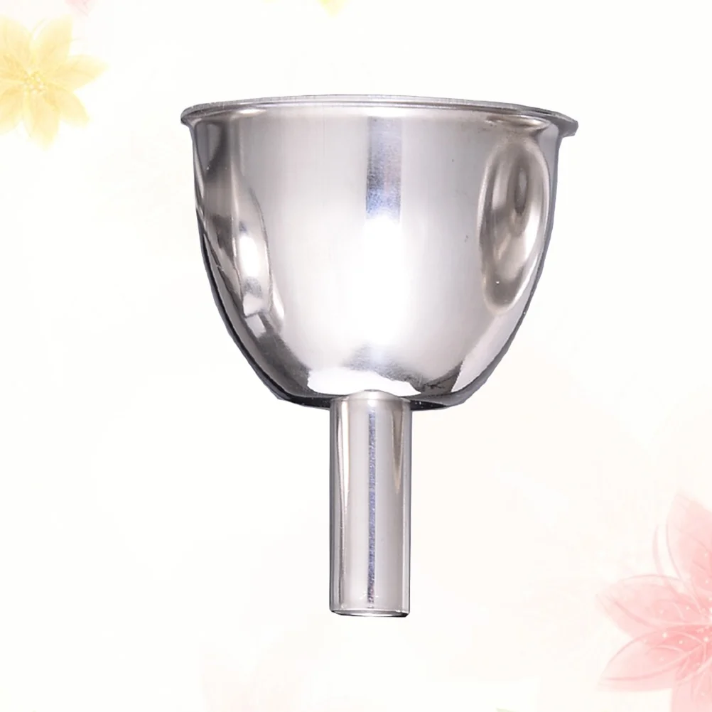 Stainless Steel Funnel Spices Essentail Oil Flask Funnel Water Filter Funnel for Home Kitchen Oil Funnel
Stainless Steel Funnel Spices Essentail Oil Flask Funnel Water Filter Funnel for Home Kitchen Oil Funnel