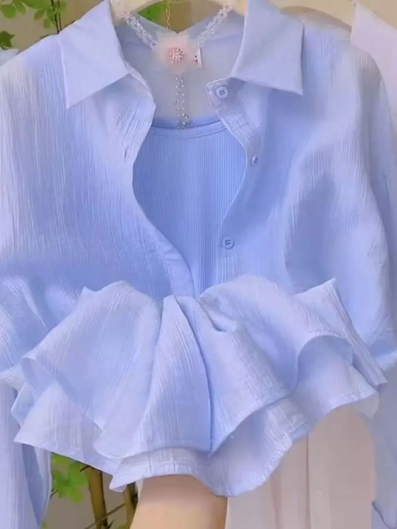 Рубашки с длинным рукавом, женские кружевные рубашки с цветочным принтом, свободная посадка, женский повседневный молодежный удобный романтический весенний повседневный рабочий наряд 
Рубашки с длинным рукавом, женские кружевные рубашки с цветочным принтом, свободная посадка, женский повседневный молодежный удобный романтический весенний повседневный рабочий наряд