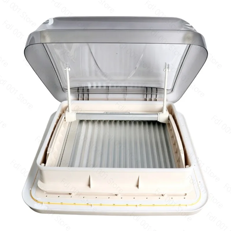 Rv & Commercial Vehicle Sunroof with Privacy Curtain, Insect Screen, Acrylic & Aluminum Alloy Construction, and Led Lighting
Rv & Commercial Vehicle Sunroof with Privacy Curtain, Insect Screen, Acrylic & Aluminum Alloy Construction, and Led Lighting