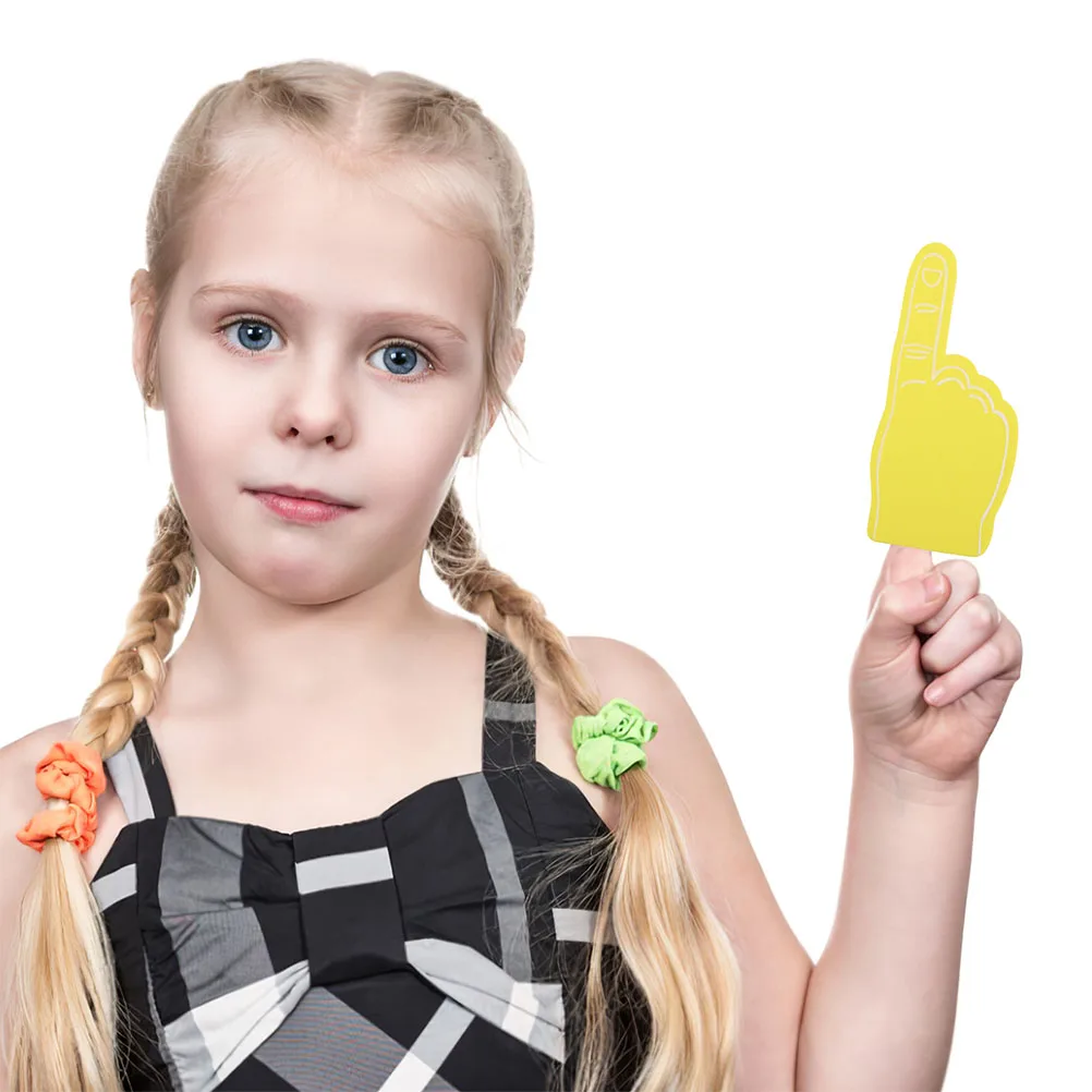 Foam Finger Yellow Eva Cheer Foam Finger For Sporting Events Props for Girls Toddler Sports Fan Party Favors Reusable Supplies
Foam Finger Yellow Eva Cheer Foam Finger For Sporting Events Props for Girls Toddler Sports Fan Party Favors Reusable Supplies