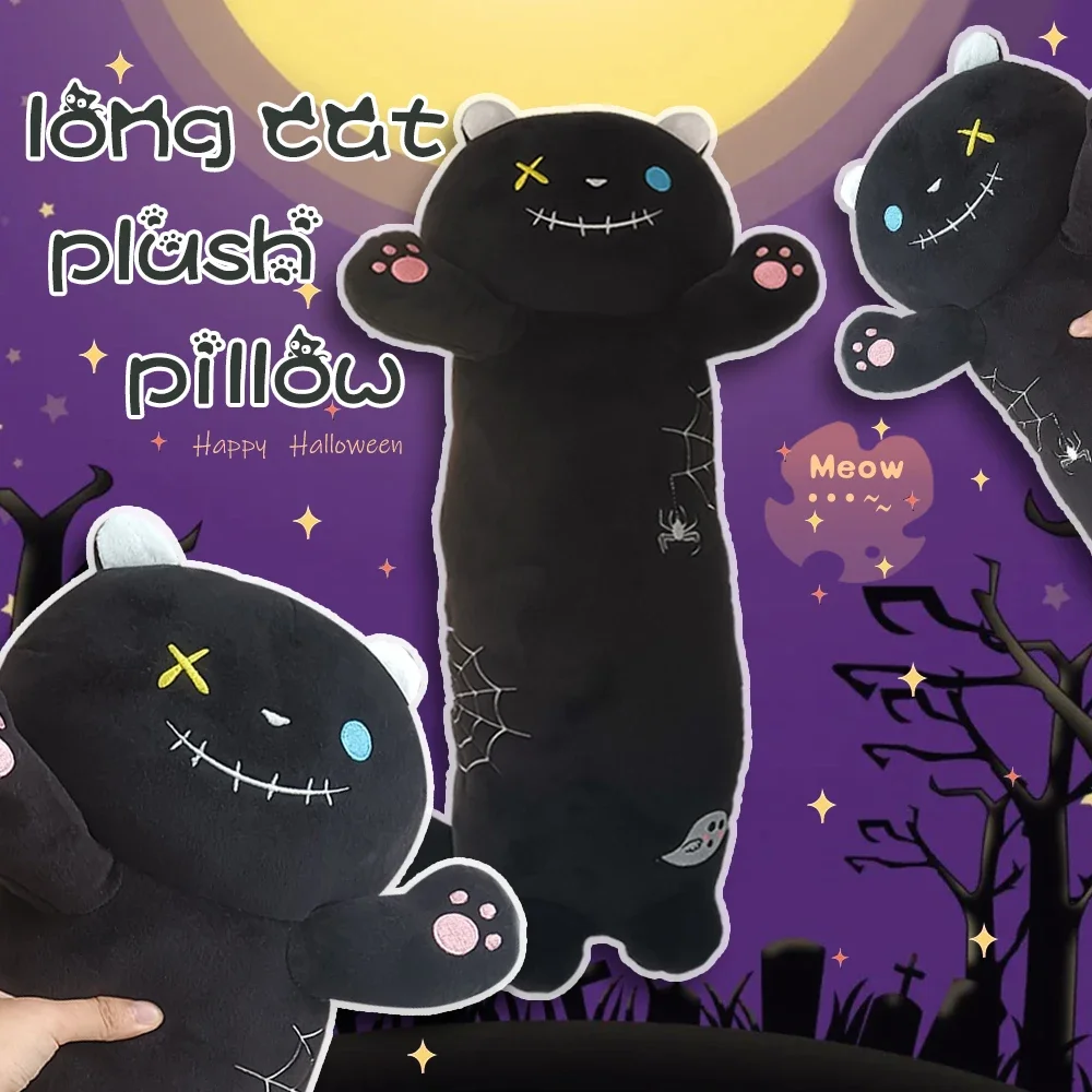 Kawaii Halloween Long Strip Cat Plush Toy Creative Stuffed Animal Fluffy Gothic Skull Cat Pillow Children's Birthday Gift
Kawaii Halloween Long Strip Cat Plush Toy Creative Stuffed Animal Fluffy Gothic Skull Cat Pillow Children's Birthday Gift