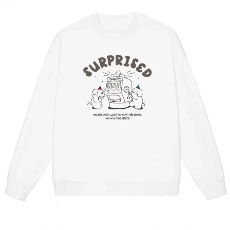 Fashionable Korean Loose Round Neck Sweatshirt for Women Autumn New Long-sleeved Printed Pullover Versatile Jacket
Fashionable Korean Loose Round Neck Sweatshirt for Women Autumn New Long-sleeved Printed Pullover Versatile Jacket