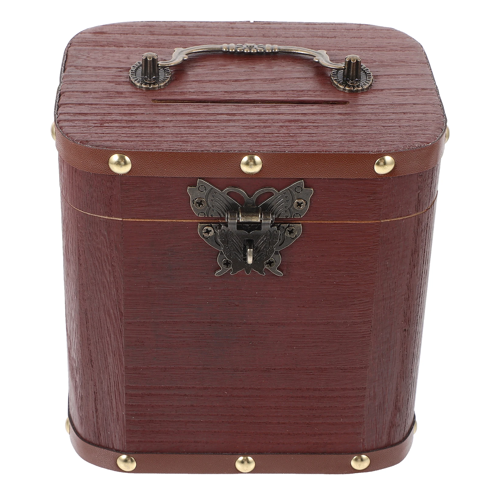 Wooden Piggy Bank Retro Small Size Brown No Carving Kids Savings Box with Lock for Coins Jewelry Storage Home Decor
Wooden Piggy Bank Retro Small Size Brown No Carving Kids Savings Box with Lock for Coins Jewelry Storage Home Decor