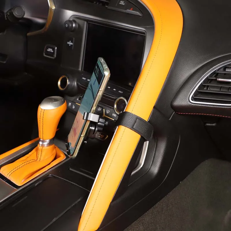 Interior Car Accessories for Chevrolet Corvette C7 14-19 ABS Black Car Central Control Mobile Phone Holder GPS Navigation Holder
Interior Car Accessories for Chevrolet Corvette C7 14-19 ABS Black Car Central Control Mobile Phone Holder GPS Navigation Holder