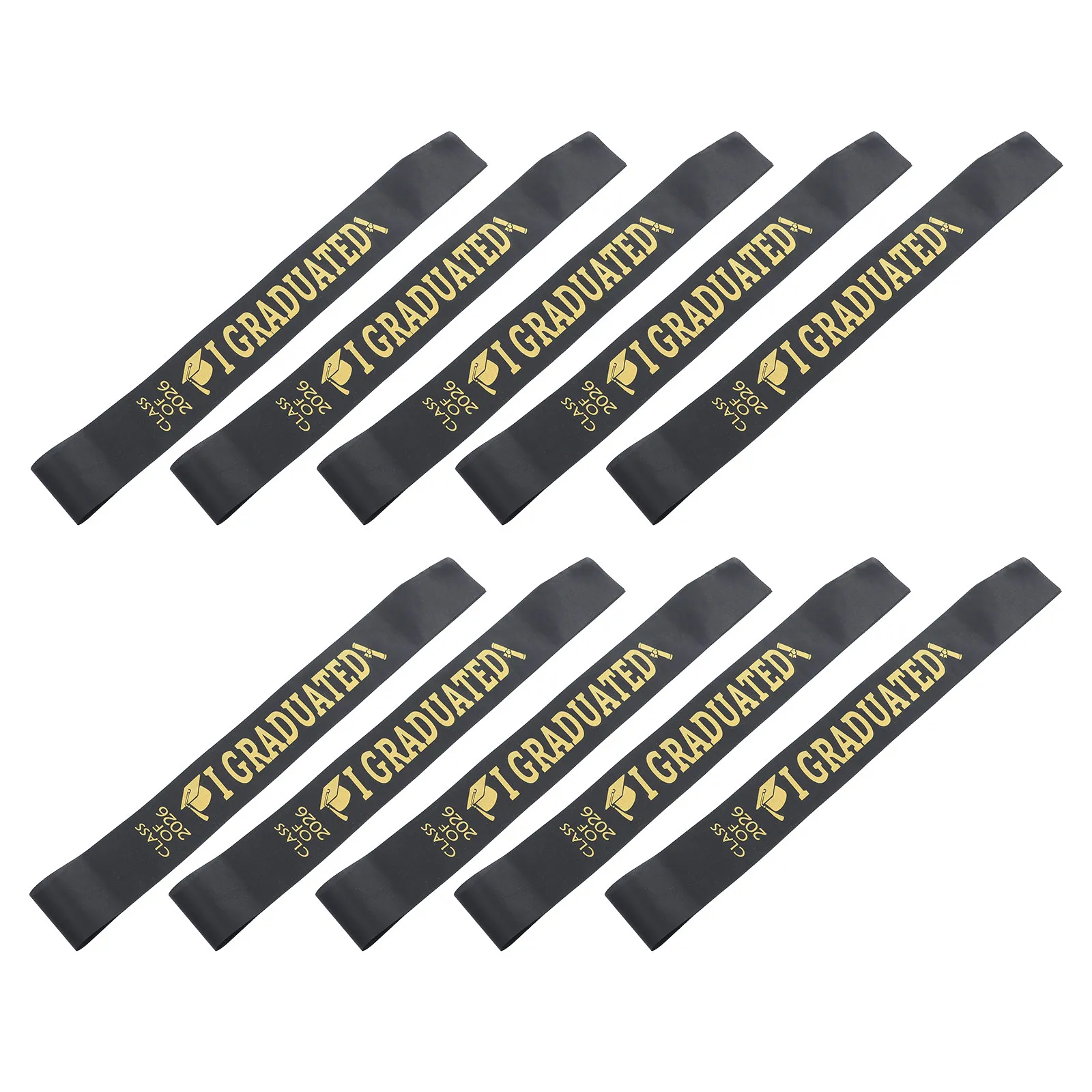 10Pcs Graduation Season Black Sash Class of 2026 Senior Party Supplies Photo Booth Props Middle High School Grad
10Pcs Graduation Season Black Sash Class of 2026 Senior Party Supplies Photo Booth Props Middle High School Grad