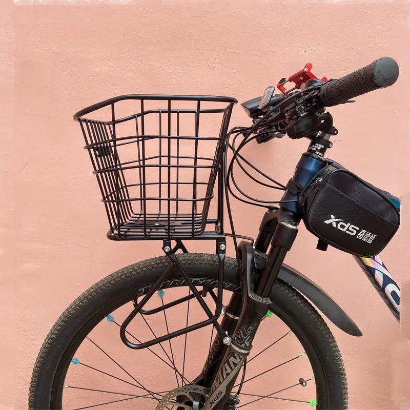 Mountain Bike Front Basket Anti-Fall Load Bearing Shelf Bicycle Basket Rack School Bag Basket Vegetable Basket Metal Painted
Mountain Bike Front Basket Anti-Fall Load Bearing Shelf Bicycle Basket Rack School Bag Basket Vegetable Basket Metal Painted