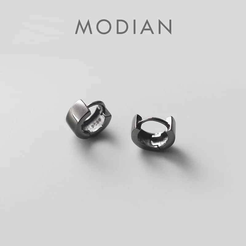 Modian Ear Hoops 925 Sterling Silver Luxury Black Mature Hoop Earrings for Women Wedding Engagement Jewelry Gifts Accessories
Modian Ear Hoops 925 Sterling Silver Luxury Black Mature Hoop Earrings for Women Wedding Engagement Jewelry Gifts Accessories