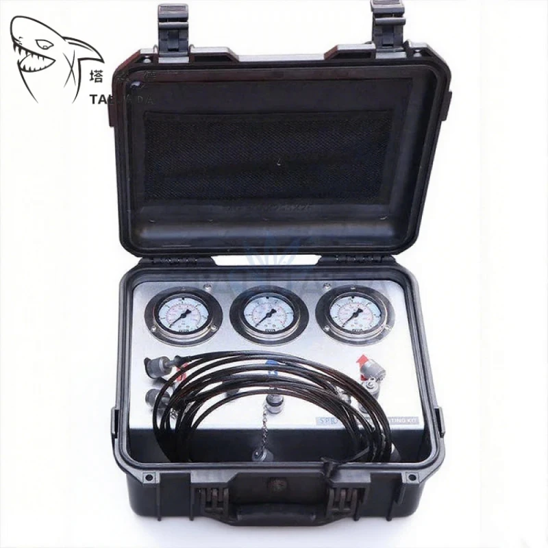 Hydraulic Pressure Test Kit For Excavator 3 Test Hose 3 Gauge 10 Joint 13 Tee Joint with Black Box 1 Year Warranty
Hydraulic Pressure Test Kit For Excavator 3 Test Hose 3 Gauge 10 Joint 13 Tee Joint with Black Box 1 Year Warranty